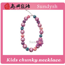 princess kids bulk bead wholesale chunky bubblegum necklace for girls